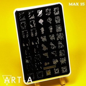 Пластина для стемпинга Art-A MAX 15-07