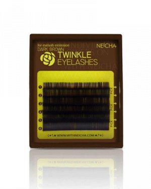 Ресницы Neicha mini Twinkle Dark Brown 6 линий