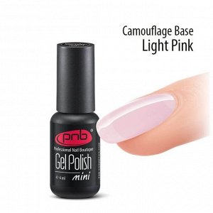 Камуфлирующая каучуковая база Pnb Light Pink светло-розовый, 4 мл.