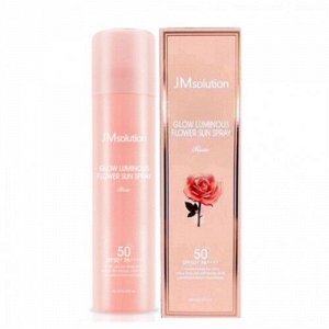 JMsolution Солнцезащитный спрей с дамасской розой GLOW LUMINOUS FLOWER SUN SPRAY ROSE