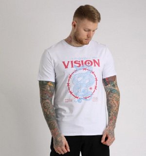 Футболка /Свободная мужская футболка с круглым вырезом горловины (принт "Vision").
Материал:
Cotton(light) - материал из натуральных волокон, который удобен в носке, быстро впитывает и отводит от тела
