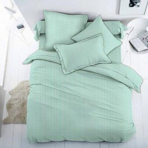 "Мицуба, зеленый" Постельное белье, комплект 1,5 спальный, 4