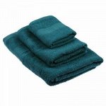 Полотенце махровое 50х90см, гладкокрашенное, 325г/м2, темно-