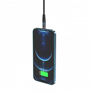 SALE ! Кабель зарядный магнитный BOROFONE BU1 MagJet Type-C / iOS Lightning / Micro-USB 3А, 1,2м, черный Black