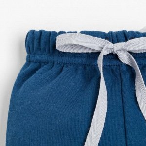 Комплект: джемпер и брюки Крошка Я «Леопарды», цвет серый/синий, рост
