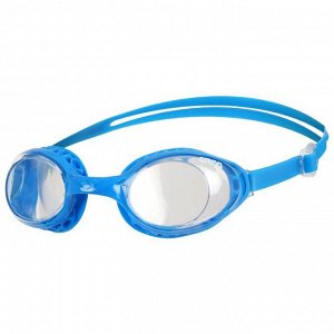 Очки для плавания ARENA Airsoft, прозрачные линзы, нерегулируемая переносица, синяя оправа