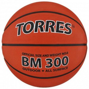 Мяч баскетбольный Torres BM300, B00016, размер 6