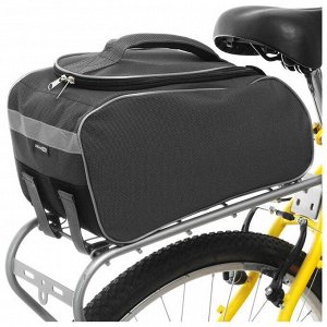 Велосумка ДЖАСТ-1 на багажник Dream Bike, цвет серый