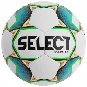 Мяч футбольный SELECT Talento, размер 3, PU, ручная сшивка, 32 панели, 4 подслоя, 270-290 г, 811008-104