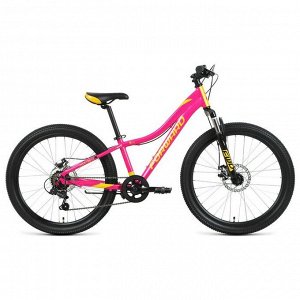 Велосипед 24" Forward Jade 2.0 disc, цвет розовый/золотой, размер 12"