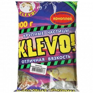 Прикормка «KLEVO-классик» карп-карась, цвет зелёный, чеснок