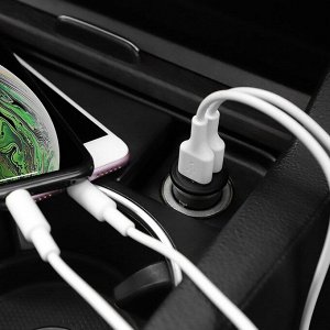 Автомобильное зарядное устройство Hoco Easy Route Car Charger Dual USB 2 USB 3.1A