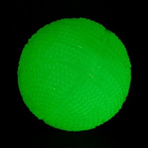 Игрушка для собак, светящаяся в темноте, "Мяч для баскетбола", 5,5 см