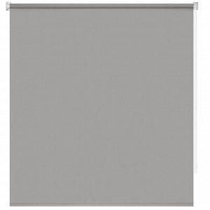Рулонная штора «Плайн», 120х160 см, цвет каменный серый