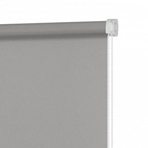 Рулонная штора «Плайн», 120х160 см, цвет каменный серый