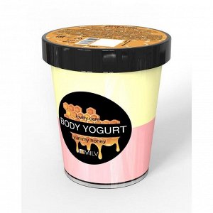 Крем-йогурт для тела Milv «Мёд», двухцветный , 210 г