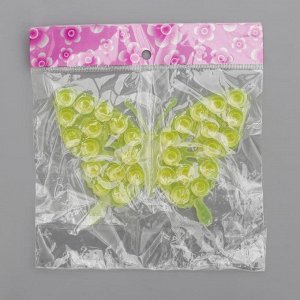 Мини-коврик для ванны «Ажурная бабочка», 9x11,5 см, цвет МИКС