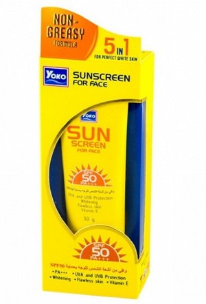 Солнцезащитный крем для лица