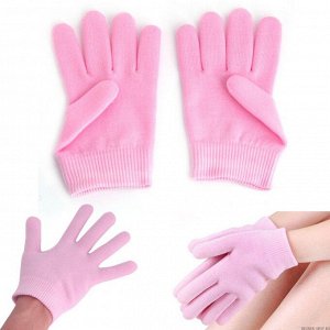 Увлажняющие гелевые перчатки spa gel gloves розовые