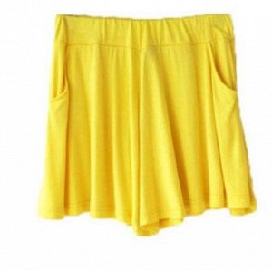 Женские шорты, цвет желтый