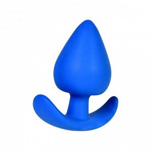 Анальная пробка Toyfa A-toys, силикон, цвет синий, 8,3 см, d=4,1 см
