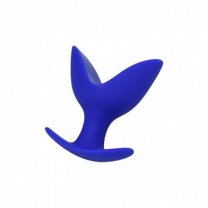 Расширяющая анальная втулка ToDo by Toyfa Bloom, силикон, цвет синий, 9,5 см, d=7 см