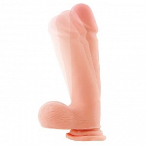 Реалистичный фаллоимитатор Toyfa Realstick Elite dildo, TPR, телесный, 18 см