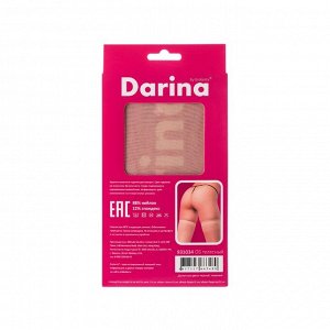 Чулки с плотной резинкой Darina, прозрачные, цвет телесный, размер OS