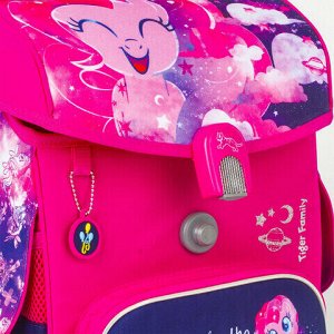 Ранец TIGER FAMILY для начальной школы, Jolly, "Pinkie Pie", ЛИЦЕНЗИЯ, 36х31х19 см, 228972, TGJL-016A