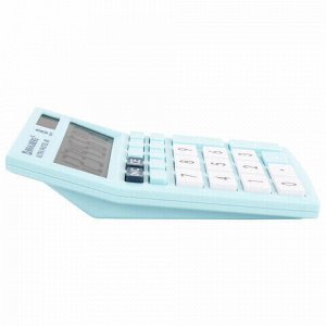 Калькулятор настольный BRAUBERG ULTRA PASTEL-08-LB, КОМПАКТНЫЙ (154x115 мм), 8 разрядов, двойное питание, ГОЛУБОЙ, 250513