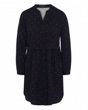 Платье жен. (002222) черно-голубой