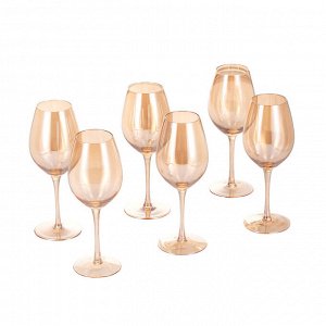 41203 GIPFEL Набор бокалов для белого вина ORO 6шт, 520мл. Материал: стекло.