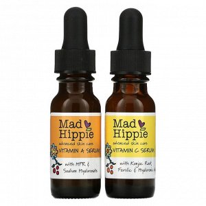 Mad Hippie Skin Care Products, Essentials Serum Kit, 2 Piece Kit