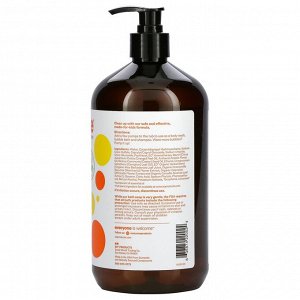 EO Products, Everyone for Every Body, 3 in 1 Kids Soap, Orange Squeeze, 32 fl oz (946 ml)