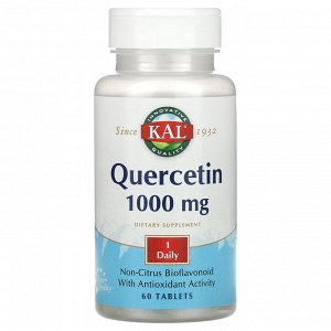 KAL, Quercetin, 1,000 mg, 60 Tablets