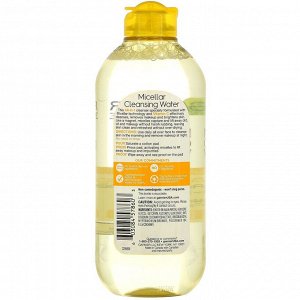 Garnier, SkinActive, Micellar Cleansing Water with Vitamin C, 13.5 fl oz (400 ml)