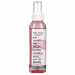 Cococare, Rose Water, Hydrating Facial Mist, Alcohol-Free, 4 fl oz (118 ml)