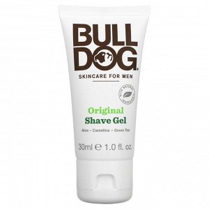 Bulldog Skincare For Men, Original Shave Gel, 1.0 fl oz (30 ml)