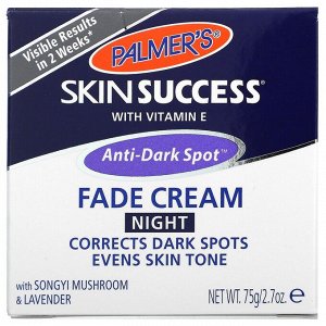 Palmer's, Skin Success With Vitamin E, Anti-Dark Spot Fade Cream, Night, 2.7 oz (75 g)