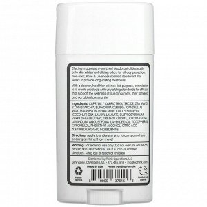 Think, Magnesium Deodorant, Rose & Lavender, 2.65 oz (75 g)