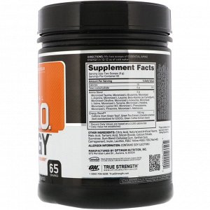 Optimum Nutrition, ESSENTIAL AMIN.O. ENERGY, Orange Cooler, 585 г (1,29 фунта)