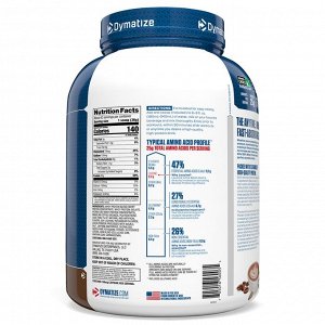 Dymatize Nutrition, Elite, порошок 100% сывороточного протеина, кофе мокко, 2,27 кг (5 фунтов)