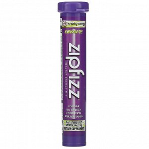 Zipfizz, Healthy Energy Mix, Grape Pack, 20 Tubes, 11 g Each