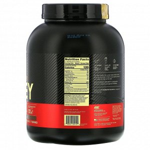 Optimum Nutrition, Gold Standard, 100% Whey, сыворотка с насыщенным вкусом молочного шоколада, 2,27 кг (5 фунтов)