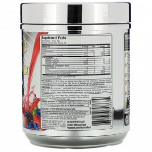 Muscletech, MyoBuild 4X Amino-BCAA, со вкусом фруктового пунша, 332 г (11,71 фунта)