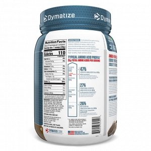 Dymatize Nutrition, ISO100, гидролизованный 100% изолят сывороточного протеина, печенье и сливки, 725 г (1,6 фунта)