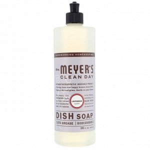 Mrs. Meyers Clean Day, Dish Soap, Lavender Scent, 16 fl oz (473 ml)