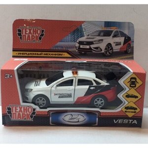 SB-16-40-SD-WB Машина металл LADA vesta беспилот. авто.,12 см., дв., баг., инерц., кор Технопарк в кор.2*24шт