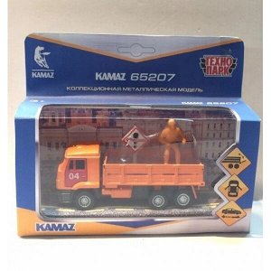 SB-16-89-B4+PARTS-WB Машина металл KAMAZ ,12 см, дв., баг., инер.+фигур., знак, в асс., кор. Технопарк в кор.2*24шт