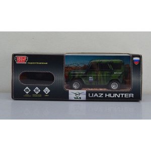 HUNTER-18L-MIL Машина р/у UAZ HUNTER 18 см, свет, камуф, кор. Технопарк в кор.2*24шт